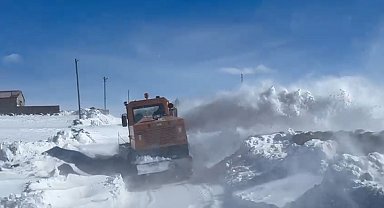 Kars'ta 208 köy yolu kapalı bulunuyor