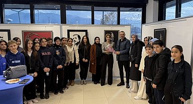 Kartepe'de filografi sergisi sanatseverlerle buluştu