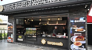 Kartepe'de öğrencilere indirimli hizmet verecek yeni kafe açıldı