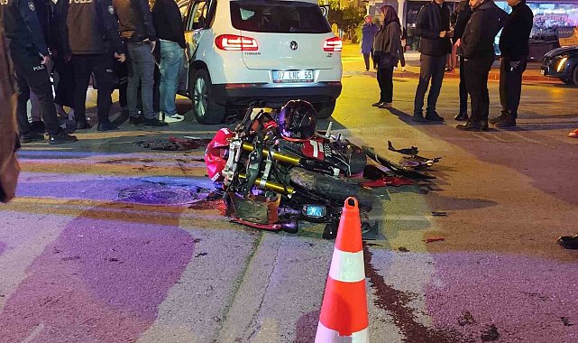 Kaskını kız arkadaşına verdiği feci kazada hayatını kaybetti