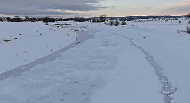 Kastamonu buz kesti: Dereler, barajlar ve göletler dondu