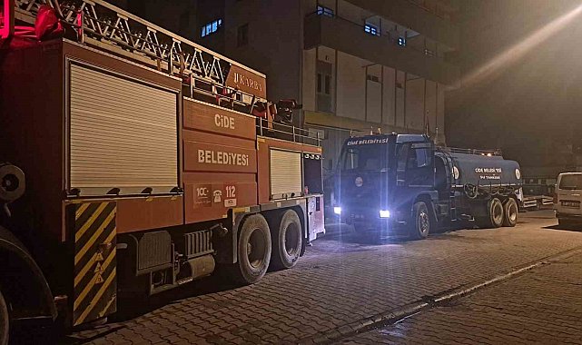 Kastamonu'da çıkan çatı yangını itfaiye tarafından söndürüldü