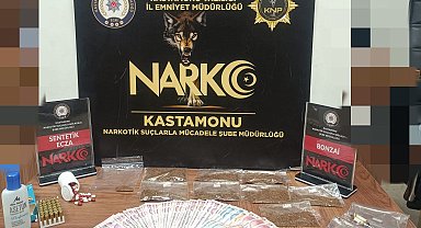Kastamonu'da uyuşturucuyla yakalanan şahıs tutuklandı