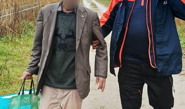 Kaybolan Alzheimer hastası yaşlı adam sulama kanalı kenarında bulundu