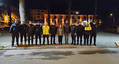 Kaymakam Doğru yeni yıla görevi başında girenleri unutmadı