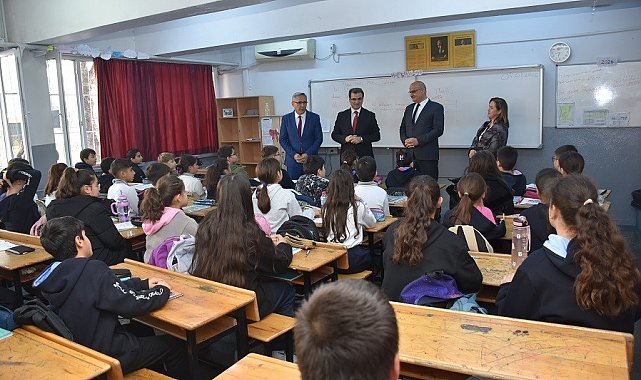 Kaymakam Güldoğan'dan okullarda yerinde inceleme