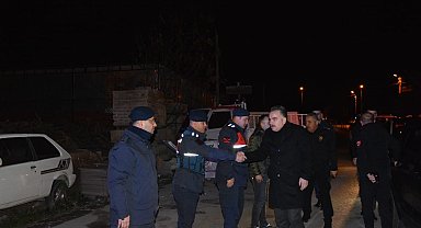 Kaymakam Odabaş yeni yılda görev başındaki personeli yalnız bırakmadı