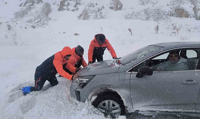 Kayseri'de mahsur kalan 117 kişi kurtarıldı
