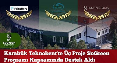 KBÜ mezunları ve akademisyenlerinin kurduğu 3 firmaya SOGREEN desteği