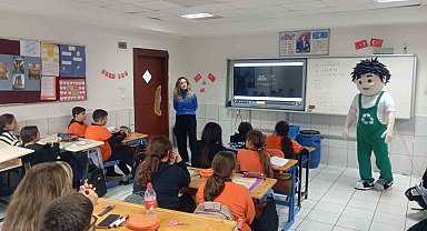 Kemer Belediyesi'nden öğrencilere sıfır atık eğitimi
