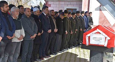 Kıbrıs gazisi törenle son yolculuğuna uğurlandı