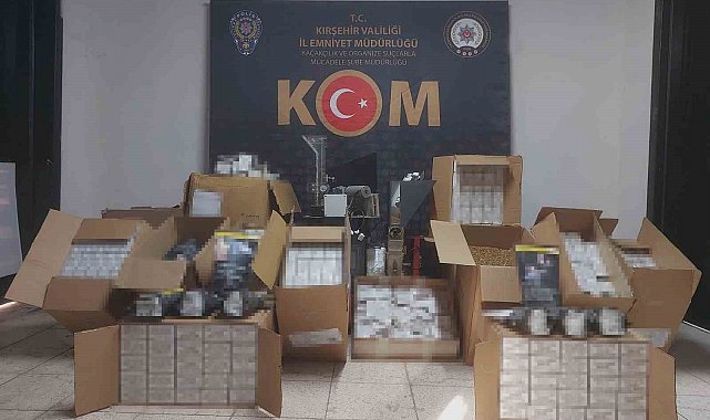 Kırşehir'de kaçak tütün operasyonu