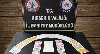 Kırşehir'de kumar operasyonu