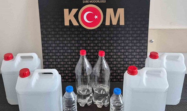 Kırşehir'de sahte alkol operasyonu: 1 gözaltı