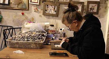 Kırşehir'de taş süsleme sanatının son temsilcisi çırak bulamamaktan dertli