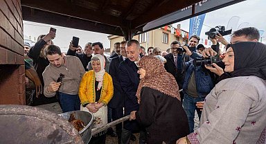 Kocaeli'de 200 yıllık 'imece' geleneği: 5. Kaz Bayramı kutlandı