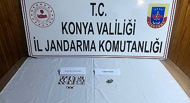 Konya'da jandarmadan uyuşturucu operasyonları: 7 tutuklama