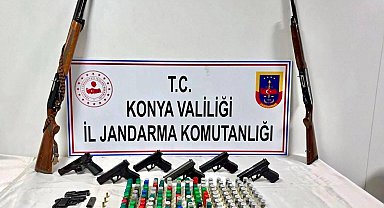 Konya'da silah operasyonu: 2 tutuklama