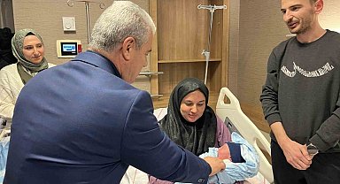 Konya'da yeni yılın ilk bebeği Alparslan bebek oldu