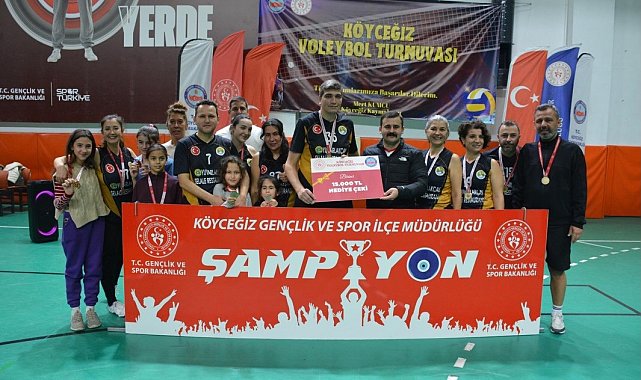 Köyceğiz Voleybol Turnuvası ödül töreni ile tamamlandı