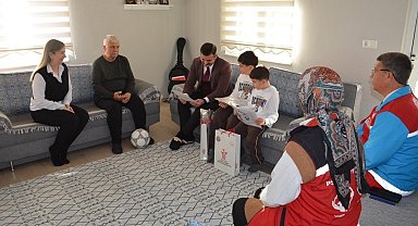 Köyceğizli şehit çocuklarını, Bakan Göktaş unutmadı