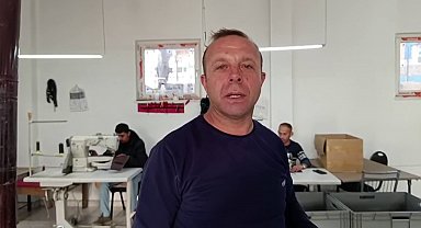 Köyden İstanbul'a çanta imalatı