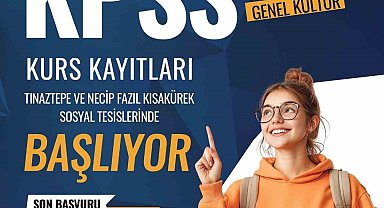 KPSS'ye hazırlık kursu başlıyor