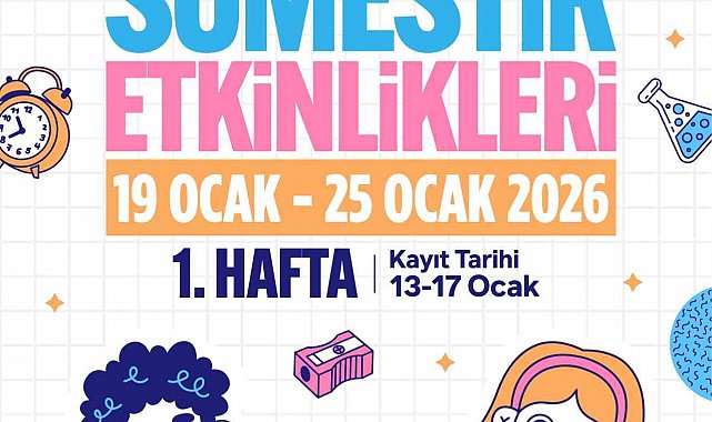 Küçükçekmece'de sömestir etkinlikleri