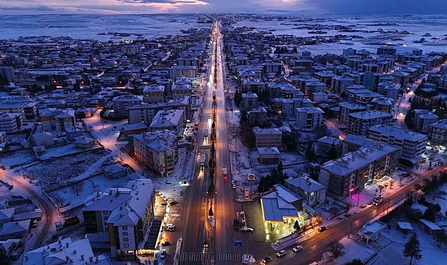 Kulu'da kar yağışı etkili oldu