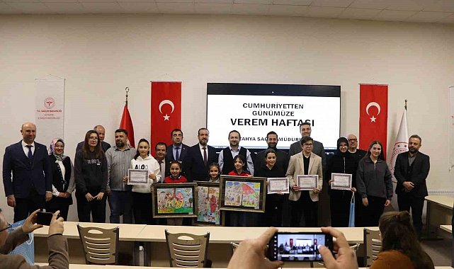 Kütahya'da '79. Verem Eğitimi ve Farkındalık Haftası Ödülleri' sahiplerini buldu