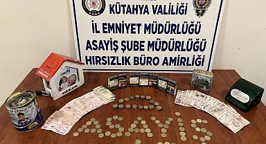 Kütahya'da 4 ayrı hırsızlık olayının şüphelisi saklandığı iş yerinin bodrumunda yakalandı