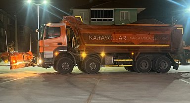 Kütahya'da Karayolları ekipleri teyakkuzda