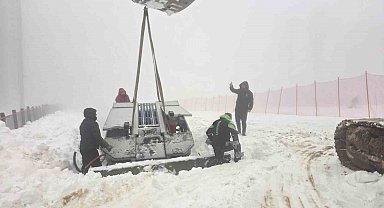 Kuzuyayla Kızak Pisti'ne yürüyen bant geliyor