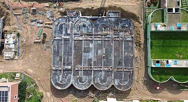 Lara Atıksu Arıtma Tesisi'nde kapasite arttırma çalışmaları hızla devam ediyor