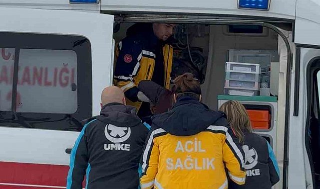 Mahsur kalan hastanın yardımına UMKE yetişti