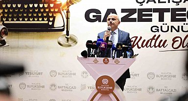 Malatya'da 10 Ocak Çalışan Gazeteciler Günü kutlandı