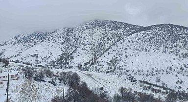 Malatya'da kırsal kesimlerde kar etkili oluyor