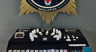 Malatya'da zehir tacirlerine büyük darbe: 13 tutuklama