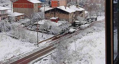 Malkara'da karda kartpostallık görüntüler oluştu