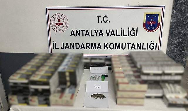 Manavgat'ta uyuşturucu operasyonu