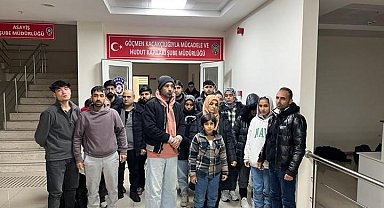 Manisa'da 34 düzensiz göçmen yakalandı