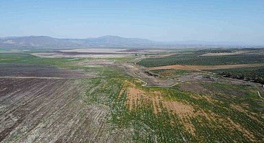 Manisa'da kuruyan Marmara Gölü yeniden canlanıyor