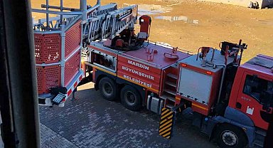 Mardin'de evde çıkan yangında anne ve 3 çocuğu kurtarıldı