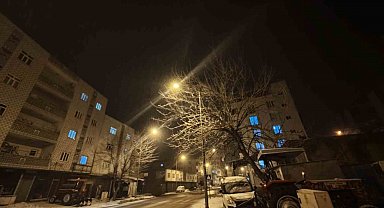 Mardin'de kar etkili oluyor