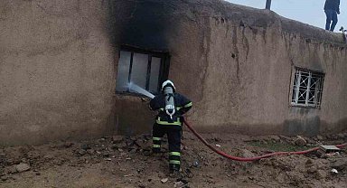 Mardin'de müstakil evde çıkan yangın söndürüldü