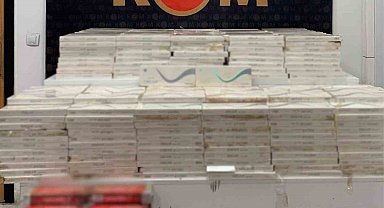 Mardin'de tırlarda 7 bin paket kaçak sigara ele geçirildi