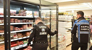 Marketlere zabıta denetimi