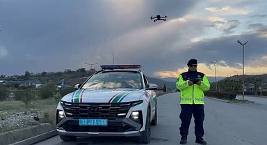 Mersin otoyolunda dron destekli jandarma denetimi: 6 bin 230 TL ceza