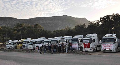 Mersin Silifkeli kamyonculardan taşeron tepkisi