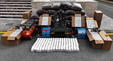 Mersin'de kaçak tütün ve makaron ele geçirildi